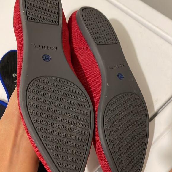 Red pointy Rothy’s - Picture 3 of 5